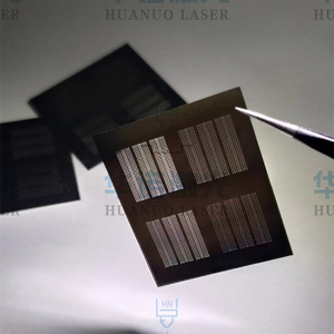 0.1mm不锈钢异形条状切割 铁片 钨钢片激光打孔 网格孔菱形孔加工