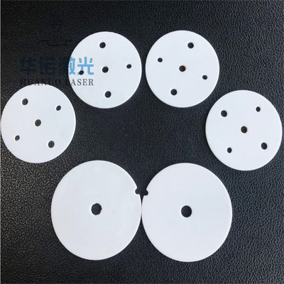 碳化硅陶瓷片异形切割 陶瓷衬底激光打孔 刻槽 阵列孔密集孔加工