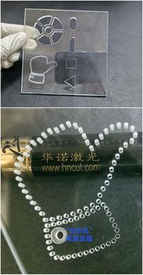4MM光学玻璃切割打孔