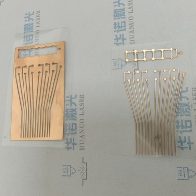 0.1mm铁氧体钨片狭缝切割 钢片镍片精密打孔 黄铜电极片蚀刻加工